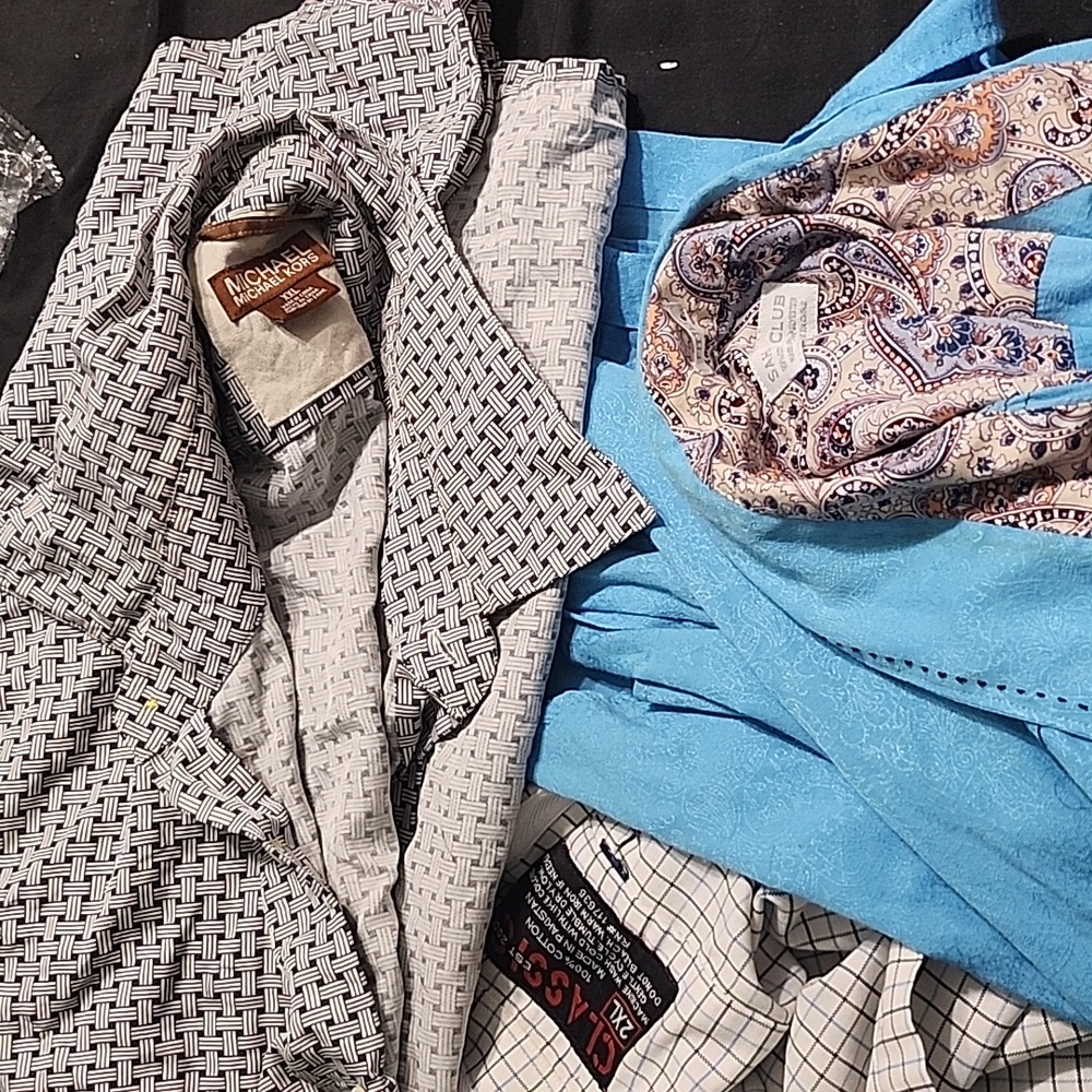 3 men shirts size xxl-2xl